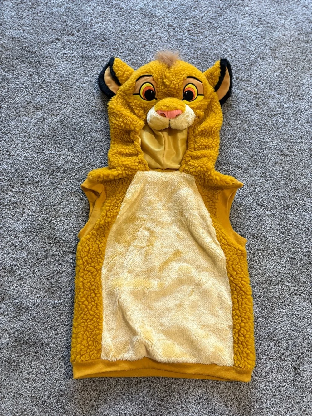 Vintage 90s Lion King Simba Toddler Costume